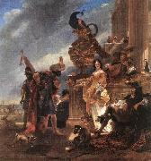 Merchant Receiving a Moor in the Harbour, BERCHEM, Nicolaes